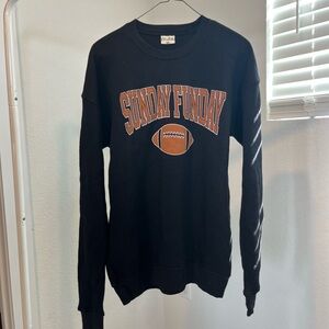 Sunday Funday Black Sweater